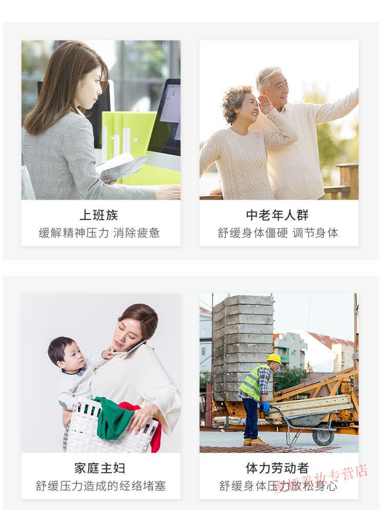 佰芳源生姜艾草全身按摩精油通经络发热开背推拿刮痧推油肩颈身体护肤. 500ml+2个经络刷