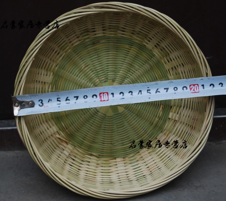 手工竹编织竹篮子 果篮 手提菜篮竹筐鸡蛋篮 圆提篮 t