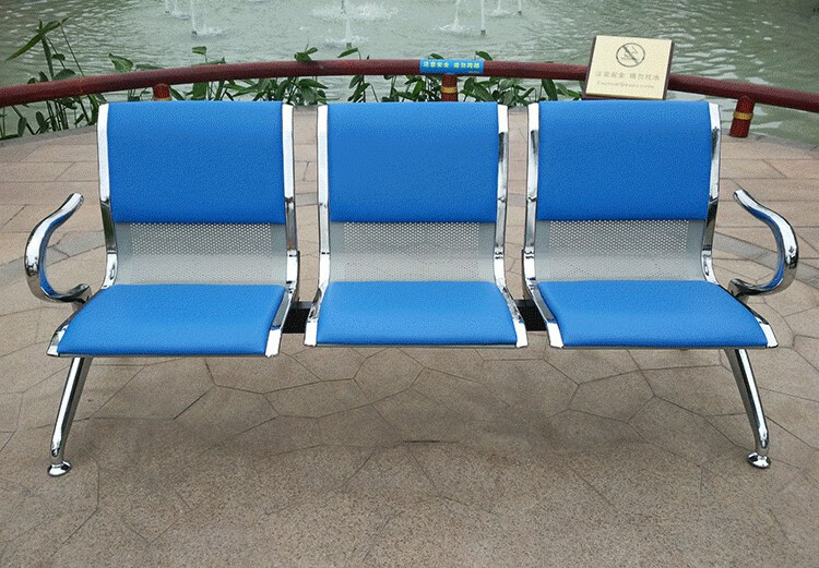 精装时尚4人位机场排椅铁连体候诊排椅银行公共休息座椅候车椅车站
