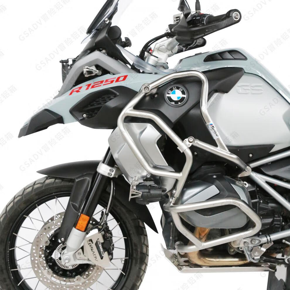 宝马1250adv改装,宝马1250adv改装图片 bmw宝马r1250gs adv改装护杠上杠油箱延长杠不锈钢保险杠冒险品牌 r