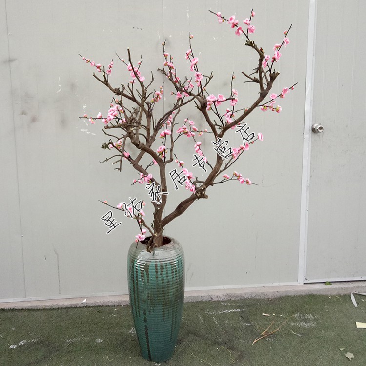 享穆兰 仿真腊梅花装饰桃花树客厅墙面樱花树梅花店铺