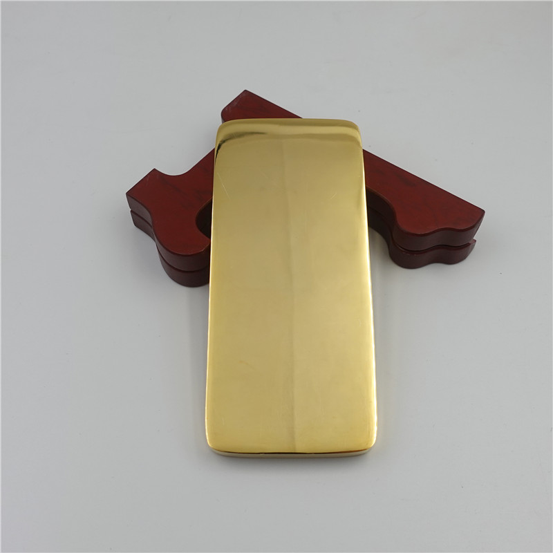 金砖铜镀金瑞士庞博金条金块银行金店展示样品道具黄色足重款1000克