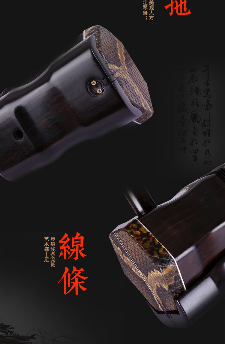 致雅苏州木二胡乐器初学者入门成人儿童厂家直销胡琴