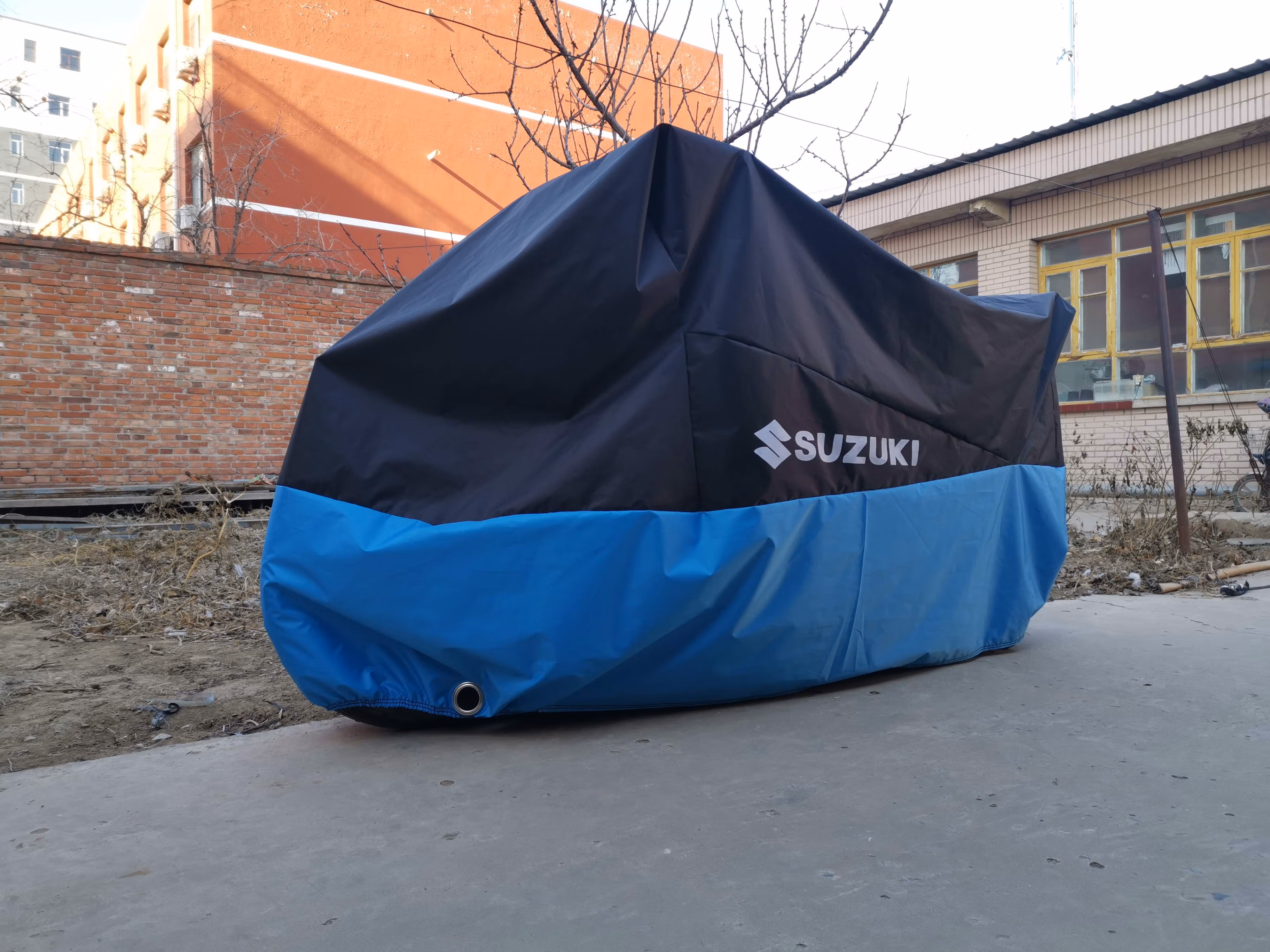 定制适用于铃木摩托车车罩车衣踏板车衣gsx250r防雨罩uy125遮阳防晒