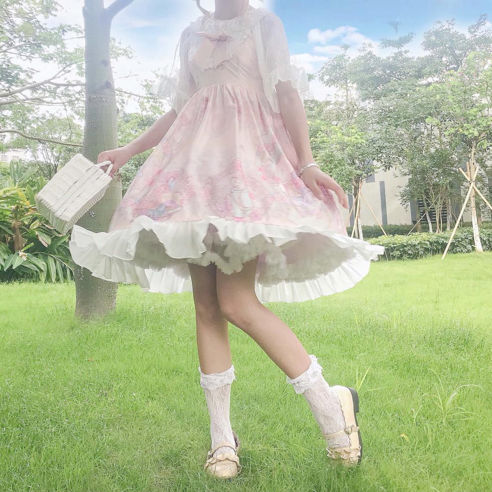 森女部落学生少女奶兔星球小姐姐穿的洛丽塔厂日常超仙女甜美可爱