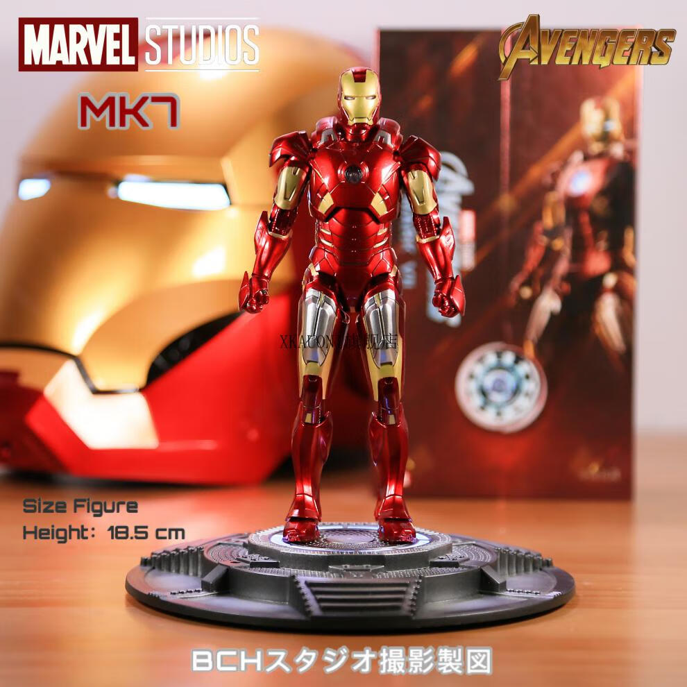 2022新款万代高达中动mk7钢铁侠漫威复仇者联盟可动模型摆件男友生日