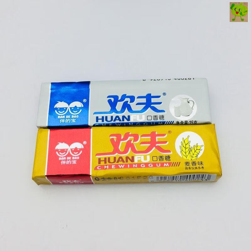 欢夫口香糖900克瓶60条可吹泡泡糖软糖多口味可选10条零食小吃60条配