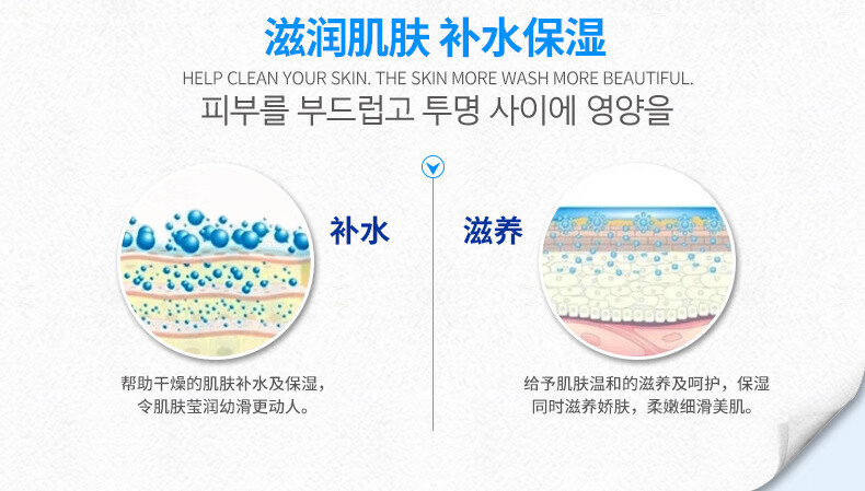 韩婵玻尿酸补水嫩肤面膜润泽保湿面膜提亮肤色玻尿酸面膜化妆品   10片装 30g