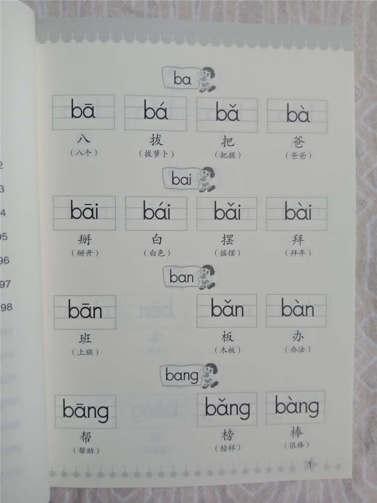 家装软饰 装饰字画 乔史颖 小学生一年级学汉语拼音卡片拼读训练音节