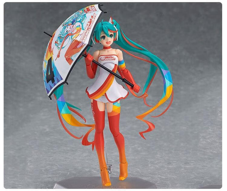 初音未来figma045仙鹤巫女雪可动二次元美少女礼物 夏雪草初音不可动