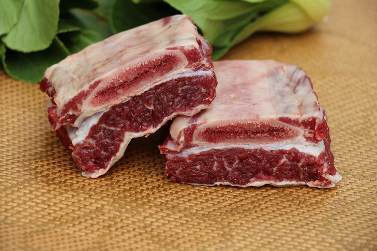 棠鲜生新鲜骨500g农家黄牛牛肋排牛仔骨牛小排现杀新鲜牛肉500g