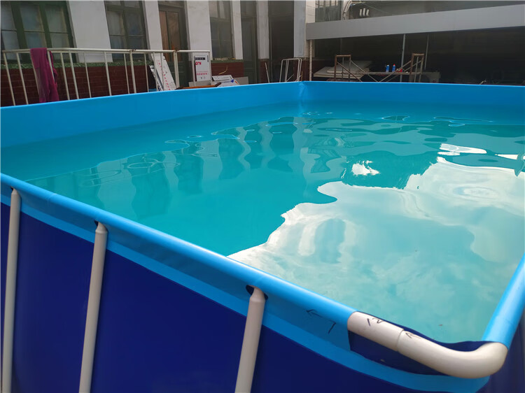 顺丰发货都格养鱼池大型户外庭院防水塑料鱼池加厚鱼箱鱼缸繁殖池折叠
