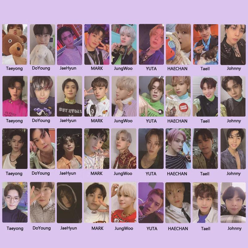 磐璐胧nct127正规三sticker专辑同款自制小卡签名小卡套卡美图收藏卡4