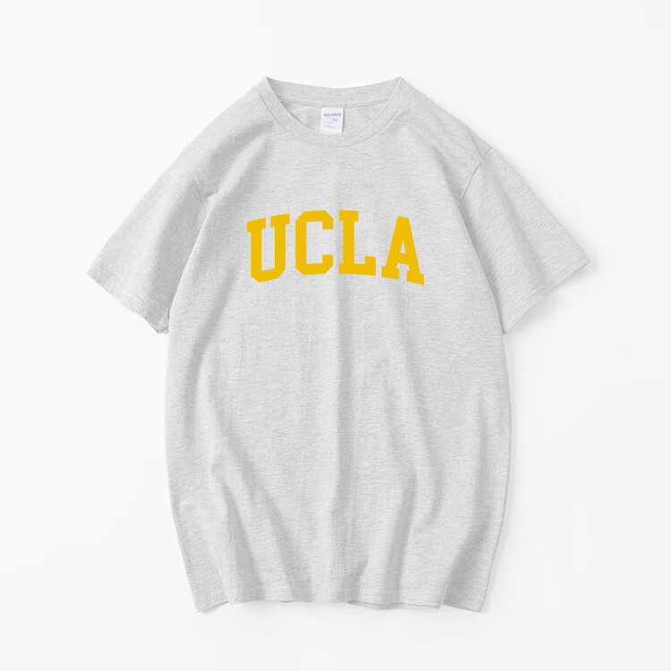 【大学短袖定制】ucla 加州大学洛杉矶分校t恤短袖青少年男女圆领大码