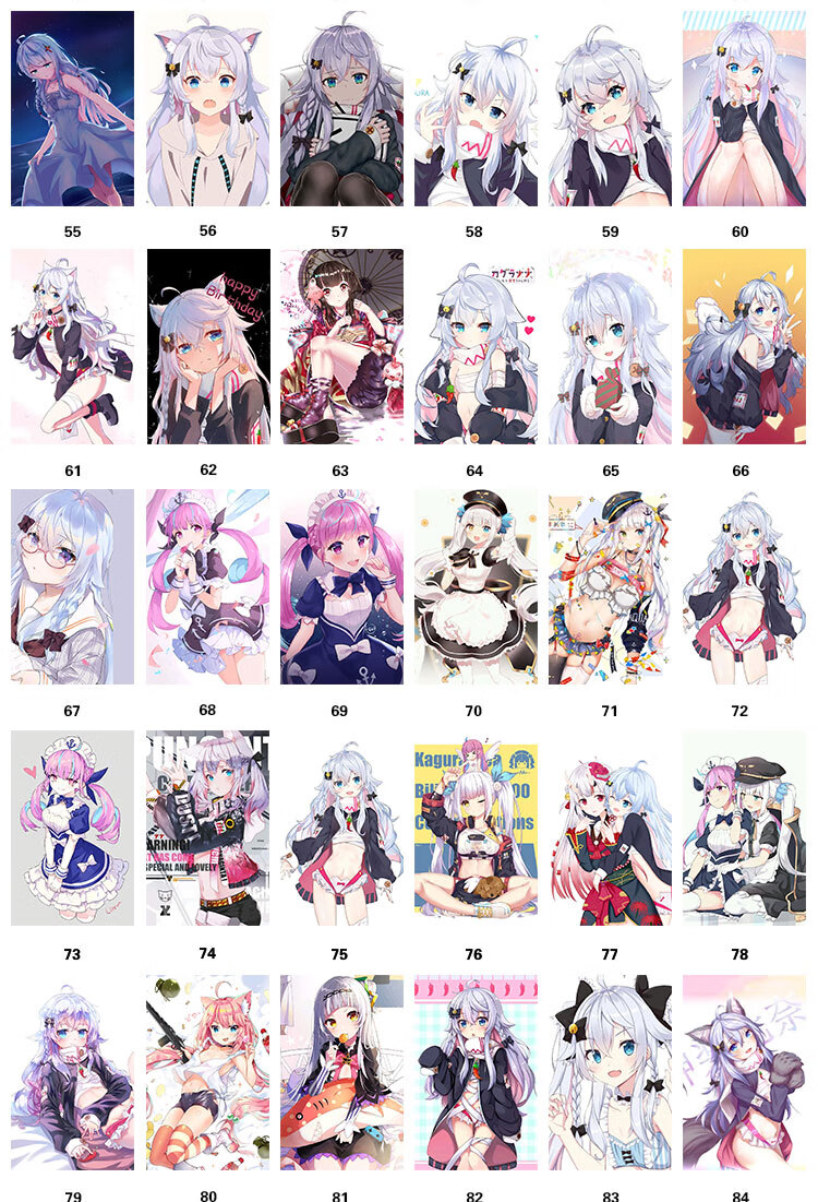 新款神乐七奈vtuber狗妈周边动漫youtuber水晶饭卡学生公交卡贴纸生日