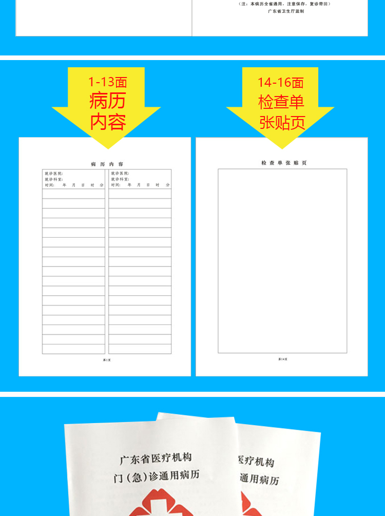 骏荣(junrong)昑爱咴现货 广东省病历本机构门(急)