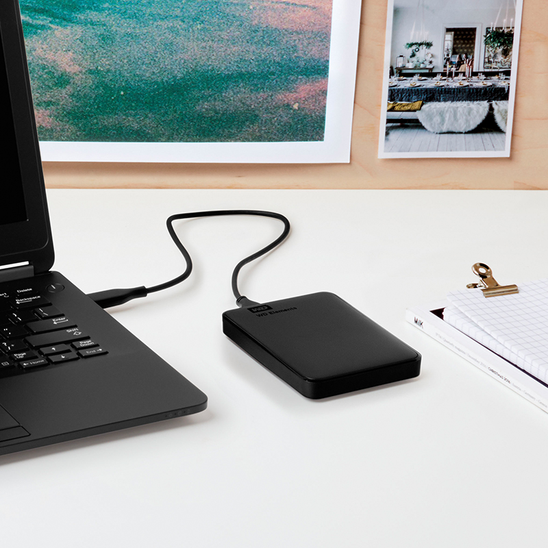 西部数据（WD） 移动机械硬盘 新元素 2TB 黑色 移动机械硬盘 USB3.0 (单位: 只 规格: 2TB)