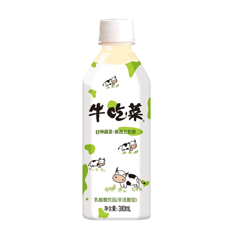 贝奇牛吃菜380ml6瓶330ml3原味果蔬益生菌酸奶儿童营养早餐乳酸菌饮料