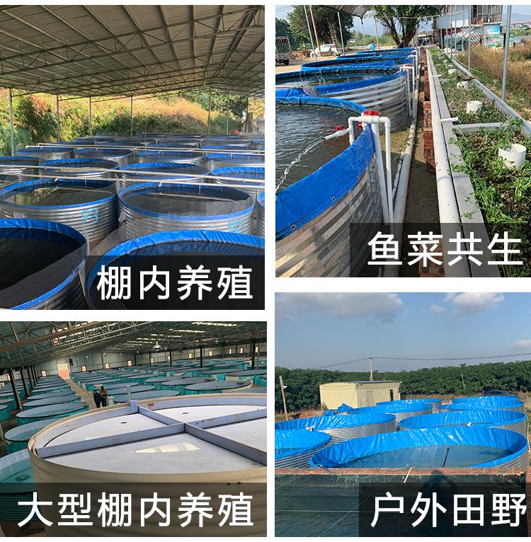 养鱼箱帆布户外帆布养鱼池防水布大型塑料蓄水池水产养殖水箱加厚刀刮