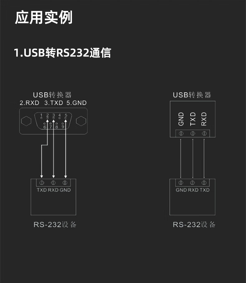 水木风usb转rs232485422ttl转换器高速隔离db9电脑串口线com抗扰防雷