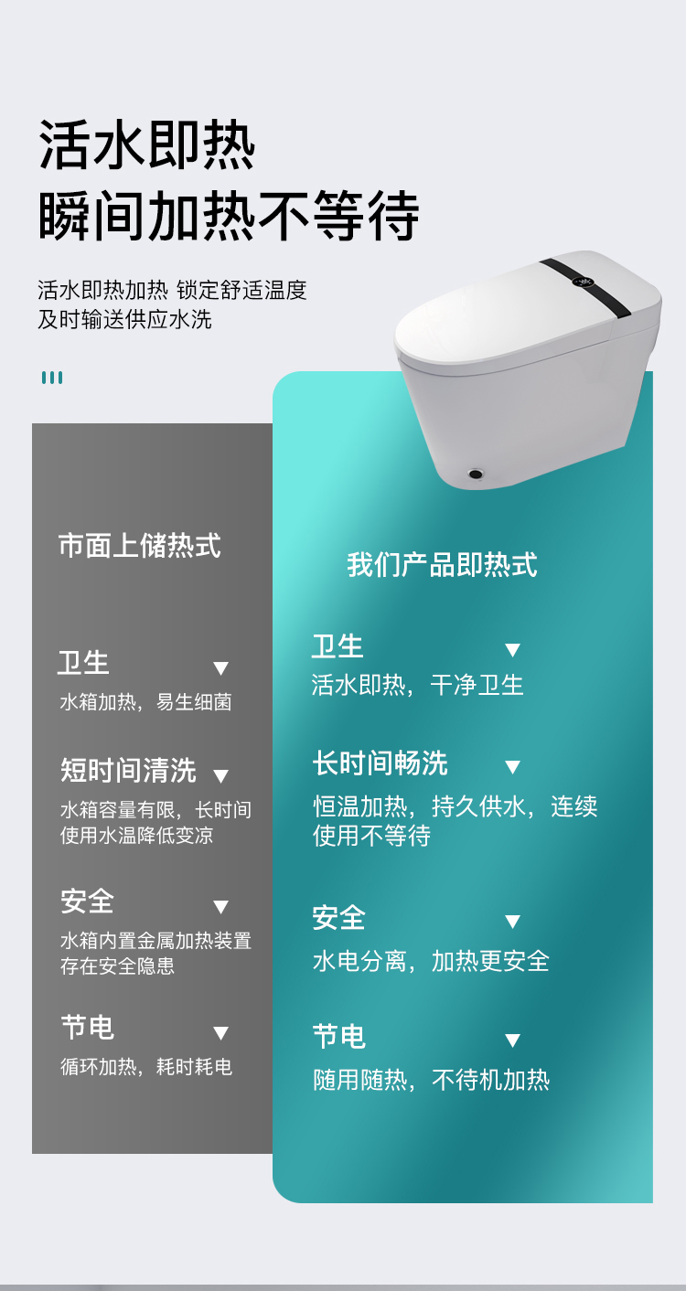 华为huawei智选通用用日本十大品牌全自动家用智能马桶电动坐便器无