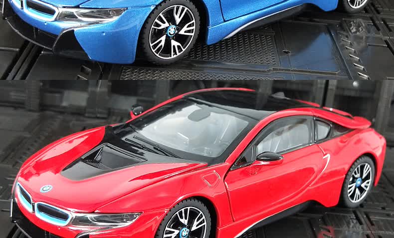 仿真宝马bmw合金汽车模型i8金属轿车玩具车收藏礼品送
