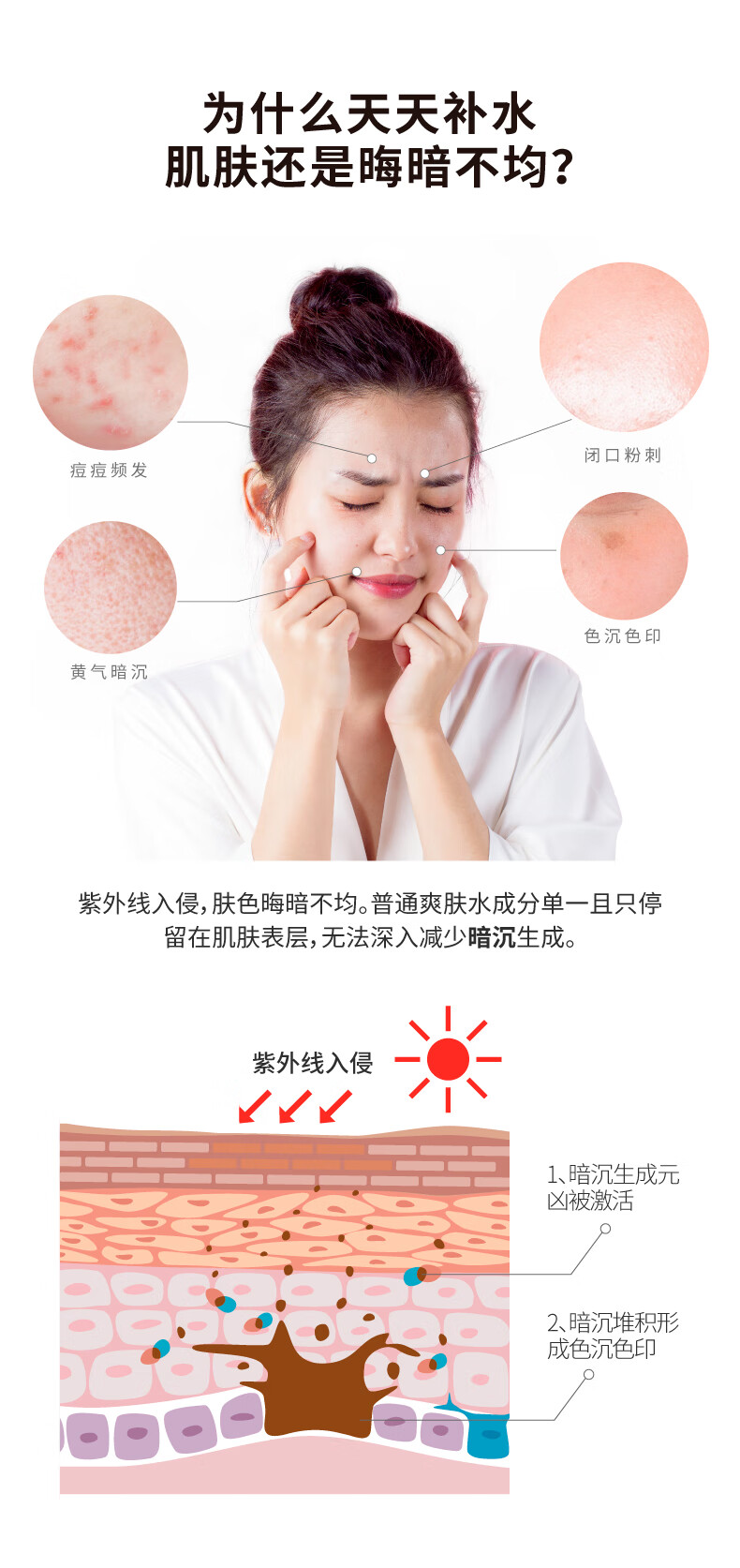 HBN精萃水+视黄醇晚霜套装提亮发光水提拉紧致保湿护肤品 精萃水150ml+鎏光乳90ml