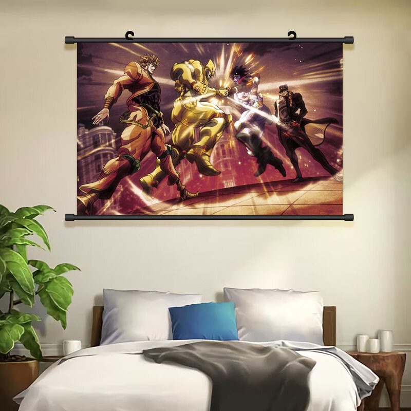 jojo的奇妙冒险海报挂画jo太郎dio吉良吉影乔鲁诺超大