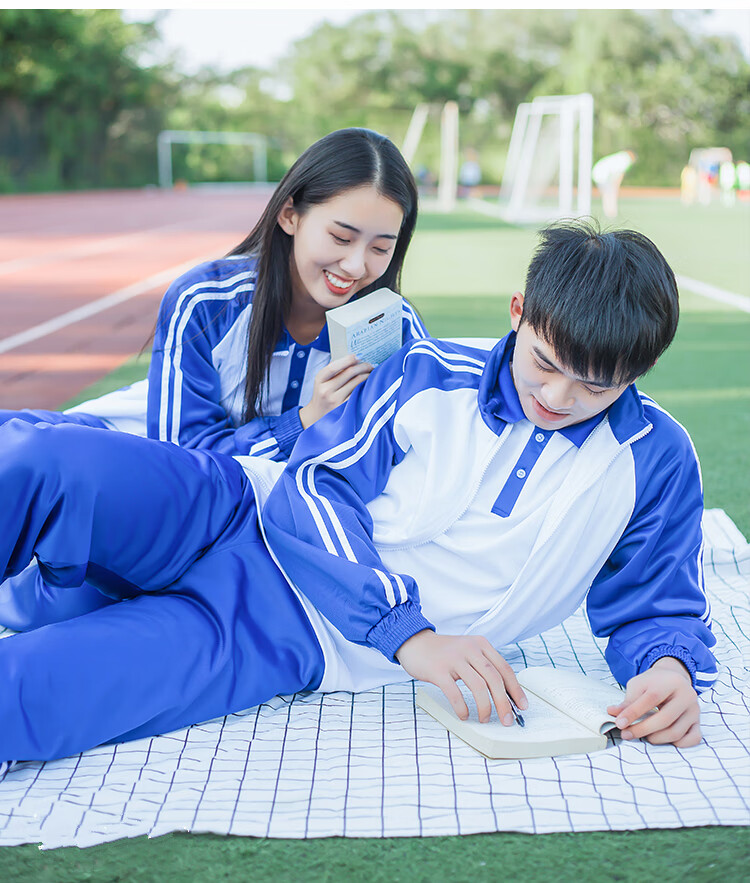 素卷(sujuan)匆匆那年同款校服高中学生蓝白校服套装初中生班服大学生