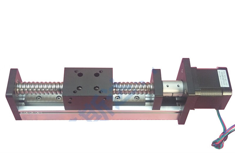 直线线轨方轨 步进电机丝杆传动滑台电动滑轨往复工作台 1605-500mm