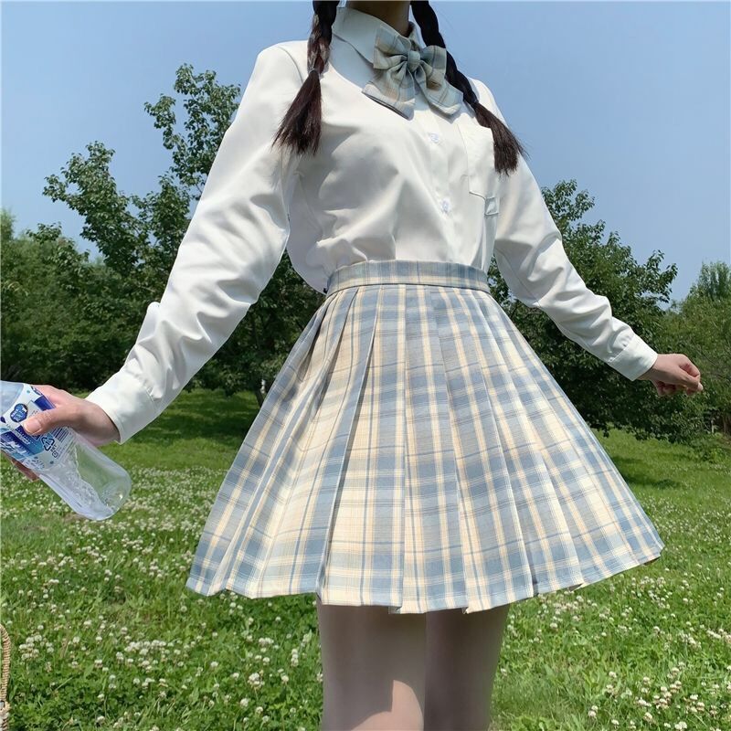 jk制服 jk制服裙长袖全套一套装学生女外套毛衣白菜秋