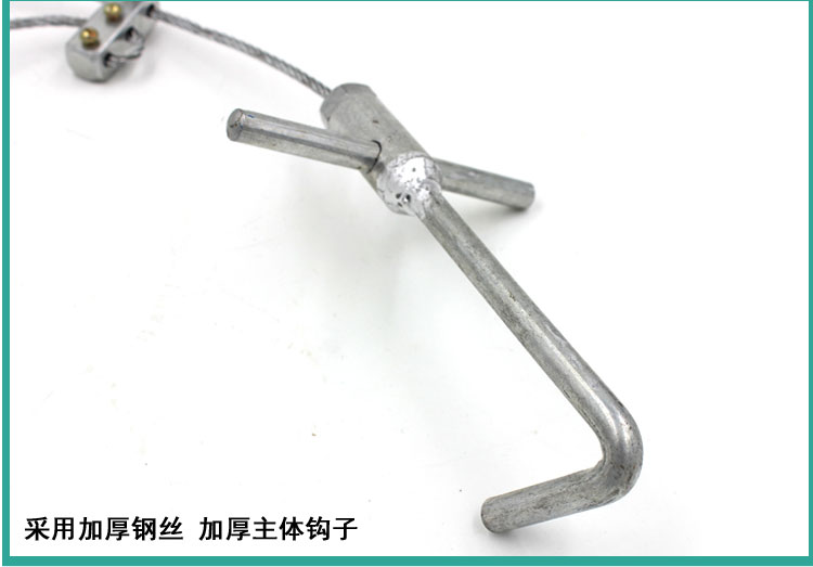 抓猪猪套子钢丝绳捉猪猪套嘴器绳式棍式套狗保定杆加长型长杆套猪器12