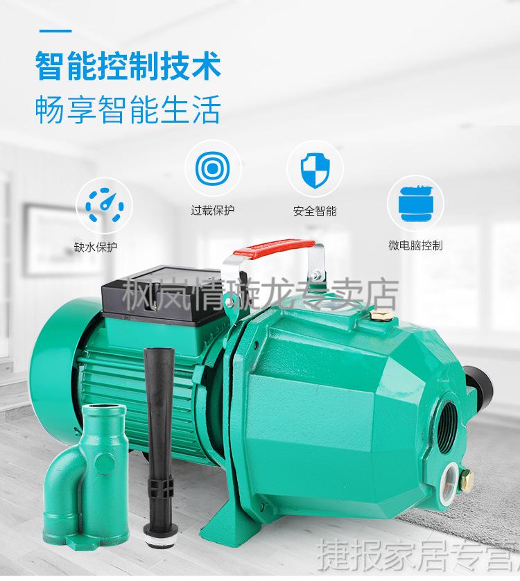 家用双管自吸泵高吸程抽水泵深井增压泵高扬程抽水机220 1.