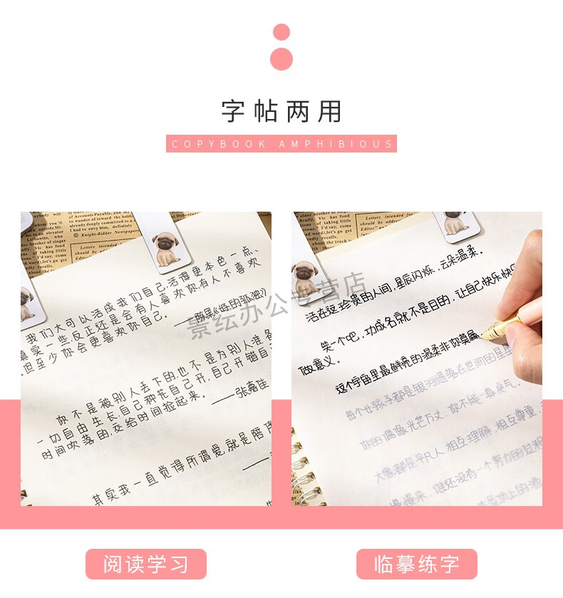 初中生高中生楷体少女字帖奶酪网红神仙陷阱字体卡通可爱中学生练字帖