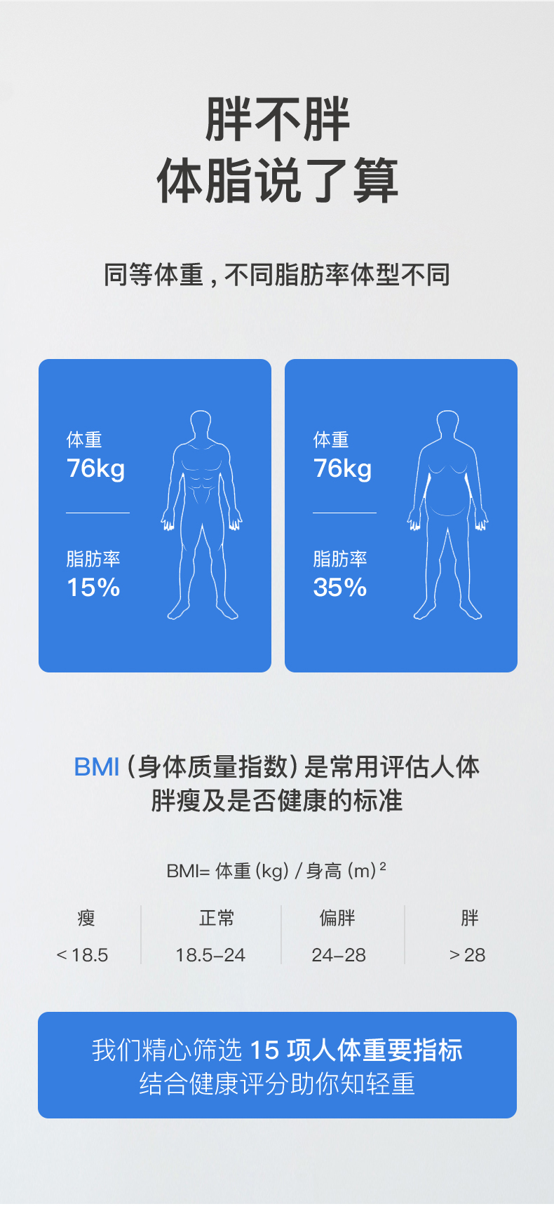 体质称秤减肥专用体脂秤智能秤专用男女家用体重精准脂肪电子充电称