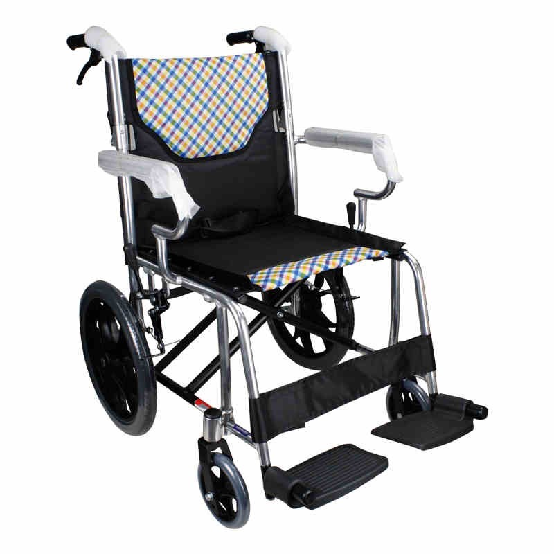 鱼跃 手动轮椅车h032老人残疾人出行椅代步车