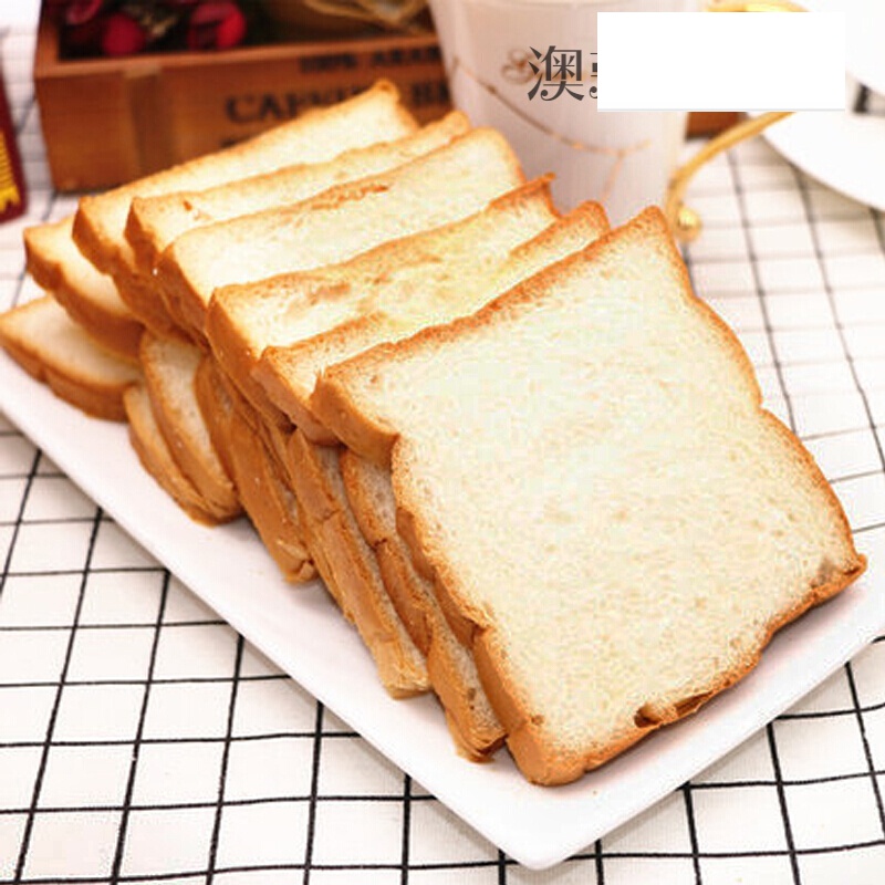 面包 面包900克原味吐司方包三明治本色切片面包原味早餐零食 整条
