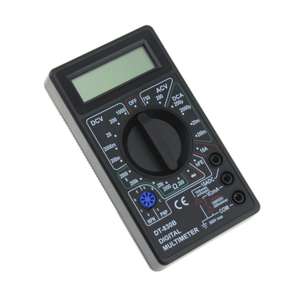 跨境dt830b数字万用表迷你表手持式万用表电工仪器仪表