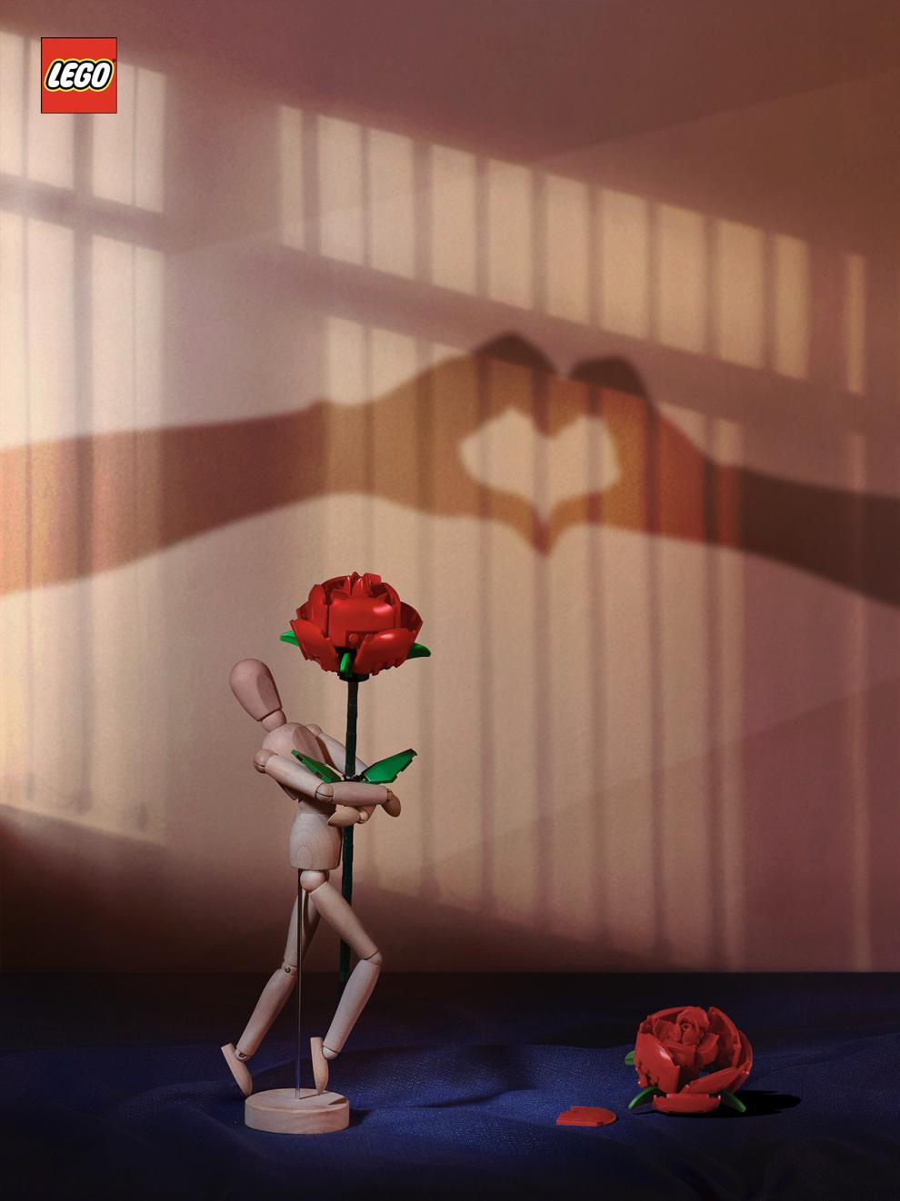 兼容乐高玫瑰花束 lego永生花创意情侣女生情人节礼物