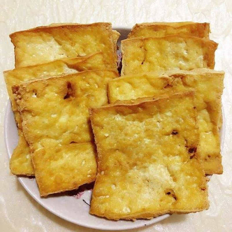 安徽南陵特产豆腐果子花干子油豆腐泡空心豆腐干家用商用混装1000g