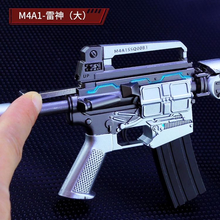 玩具乐器>儿童玩具枪>软弹枪>绿野客>m4a1突击步抢金属合金八雷特玩具