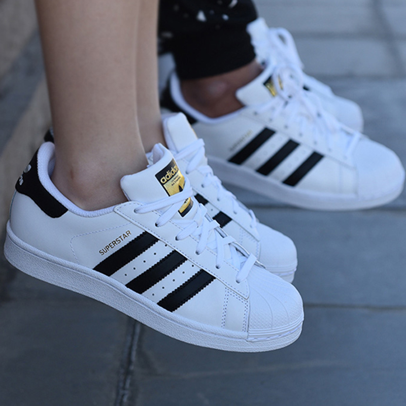 adidas阿迪达斯官方网三叶草休闲鞋男鞋女鞋 2021夏新款贝壳头运动鞋