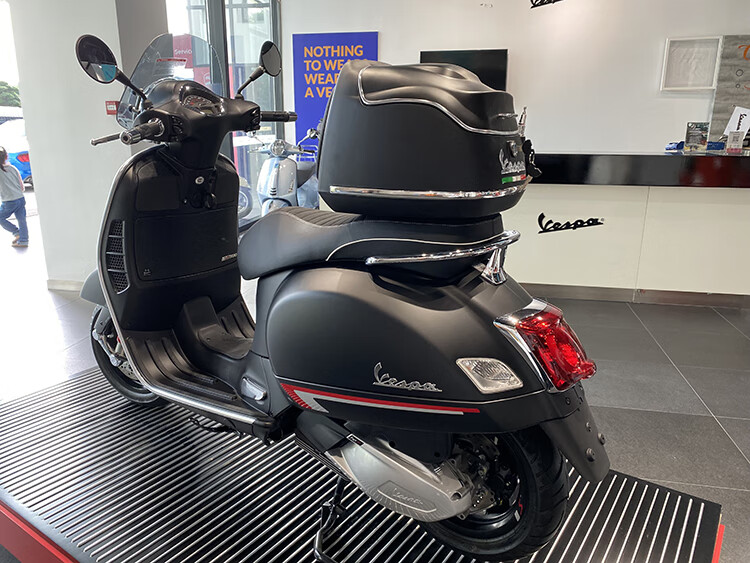 维斯帕vespa150冲刺摩托车尾箱gts300复古后备箱尾架后货架载物vespa