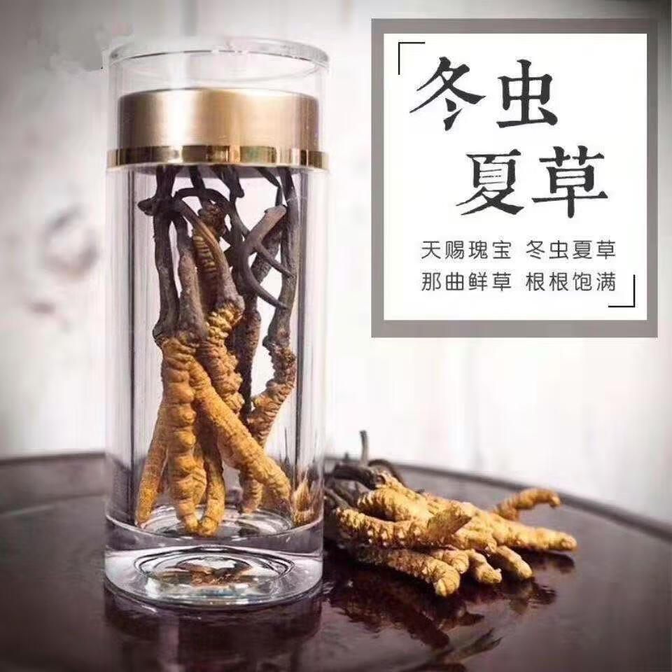 冬虫夏草野生冬虫草冬虫夏草正宗2021西藏藏区虫草滋补养生头草一根