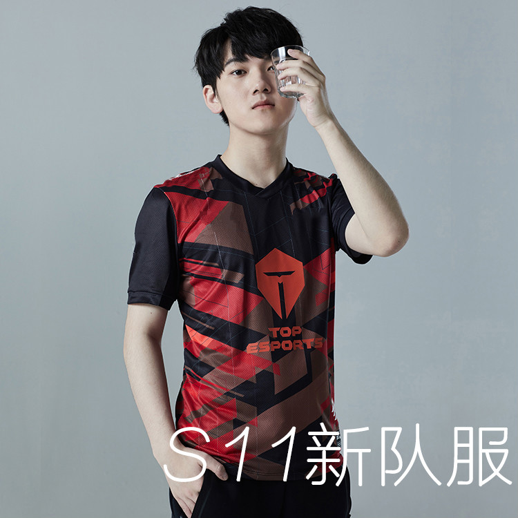 rng edg tes we fpx战队服s11出征服短袖t恤周边 tes队服 2021 无id