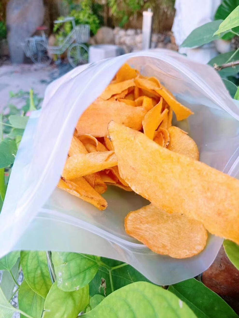 蜂蜜薯片手工片碳烤蜜汁地瓜片椒盐香芋片香脆番薯干一包250g 红薯