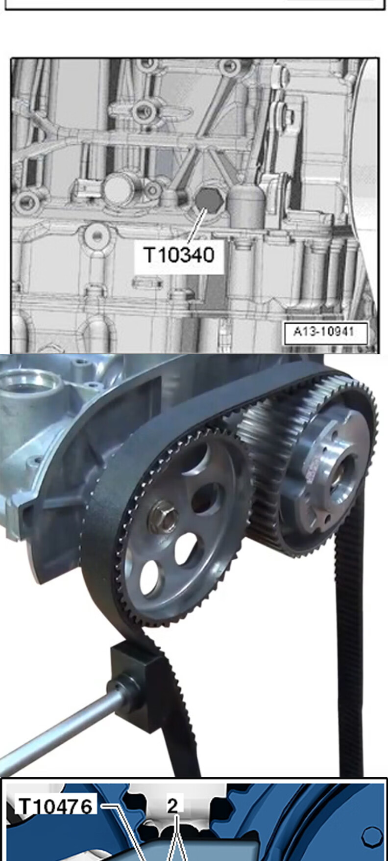 新捷达桑塔纳速腾正时工具大众ea211发动机正时皮带专用工具新款3件套