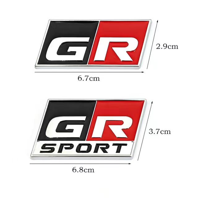 gr标grmn车贴grsport中网标适用于丰田gr车标gt86车身贴改装gr标亮