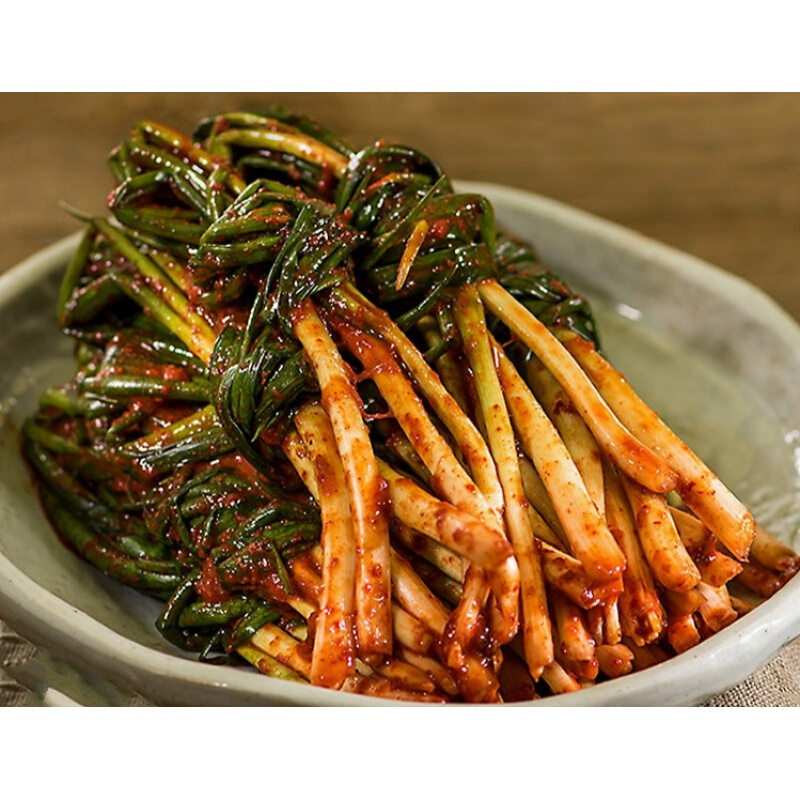 延边朝鲜族韩式风味腌制小葱香葱泡菜韩国腌葱泡菜酱菜下饭菜350g小葱