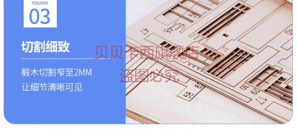diy手工制作建筑模型小木板烙画薄木板材料板片椴木层板定制4545015cm